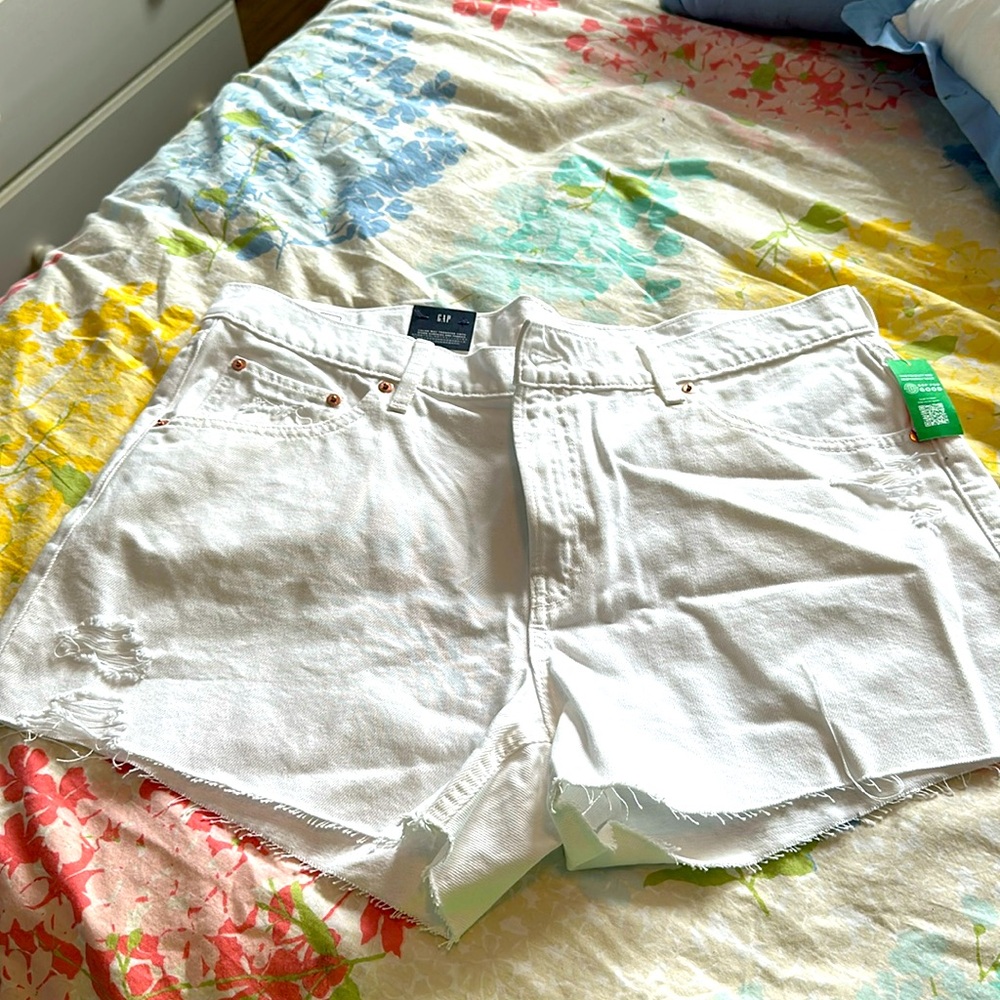 NWT Gap White Denim Jeans Shorts